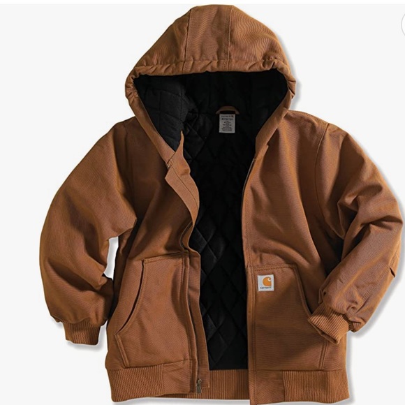 Carhartt Boys' Active Quilted Flannel Lined Jacket 4T - Picture 1 of 2